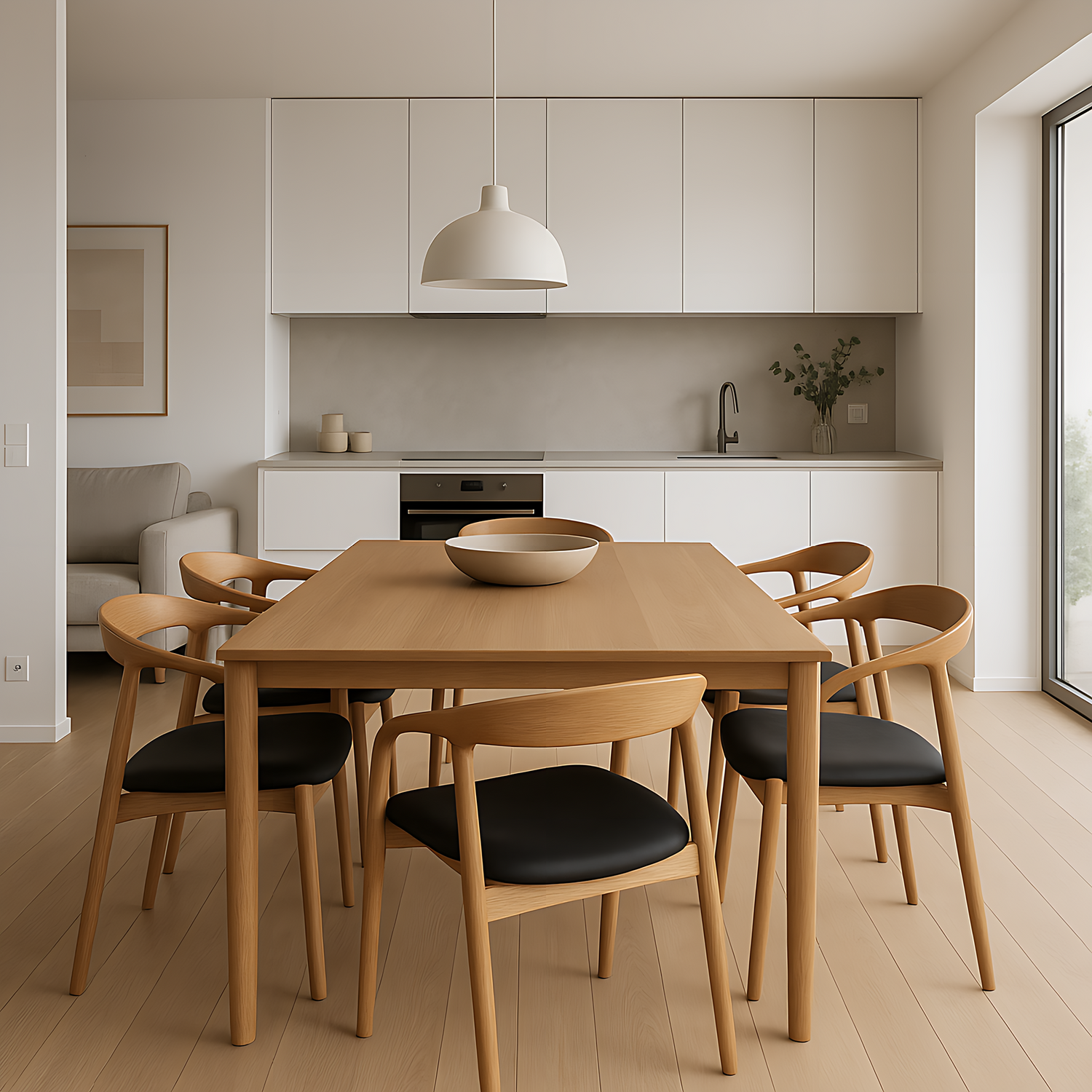 Bay Dining Chair - Natural - Set of 2