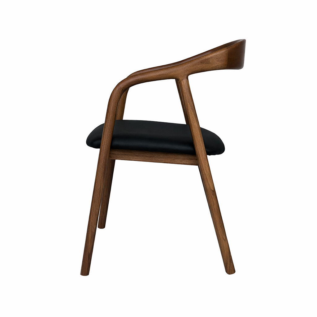 Bay Dining Chair - Walnut - Set of 2