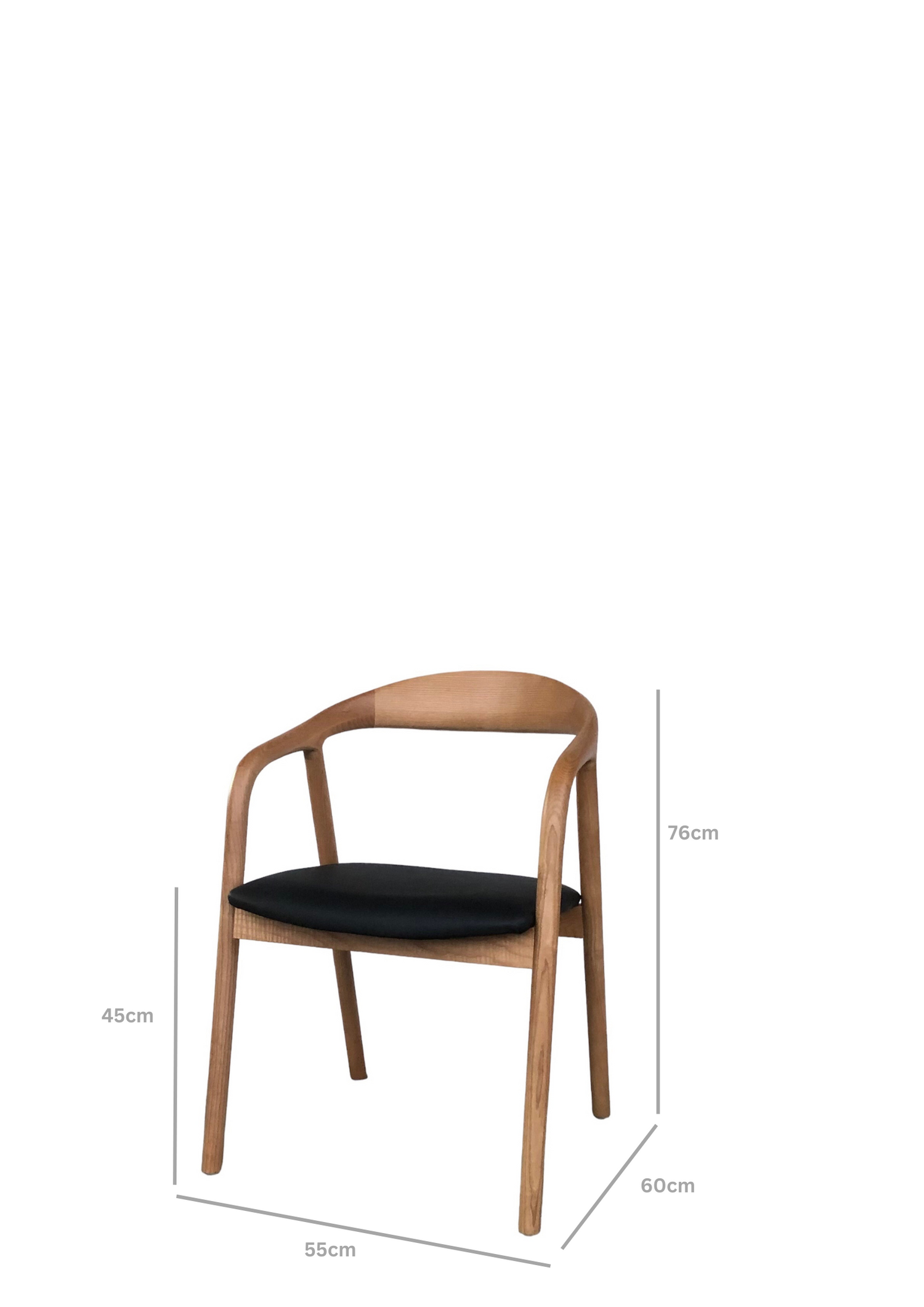 Bay Dining Chair - Natural - Set of 2