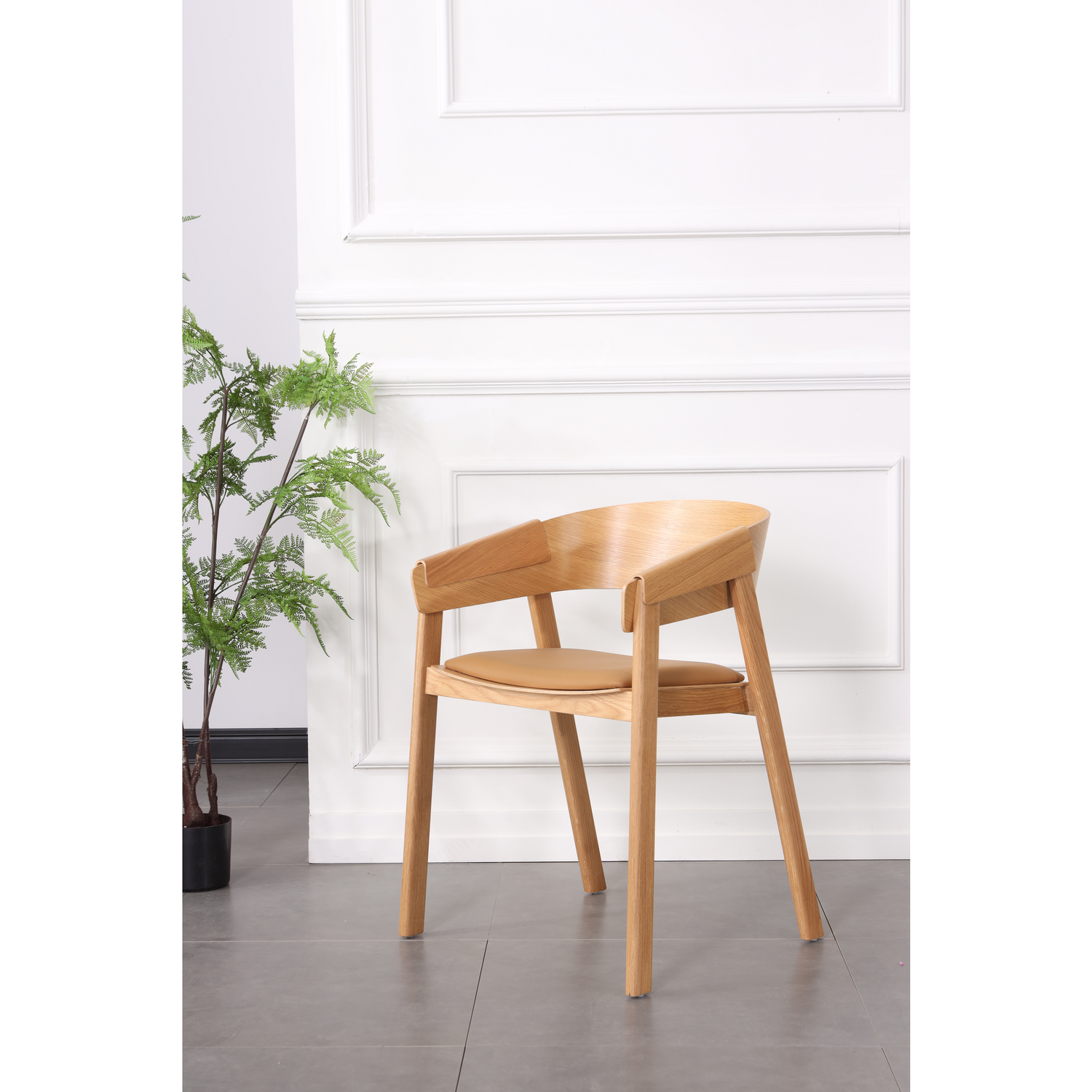 Como Dining Chair - Natural / Tan - Set of 2