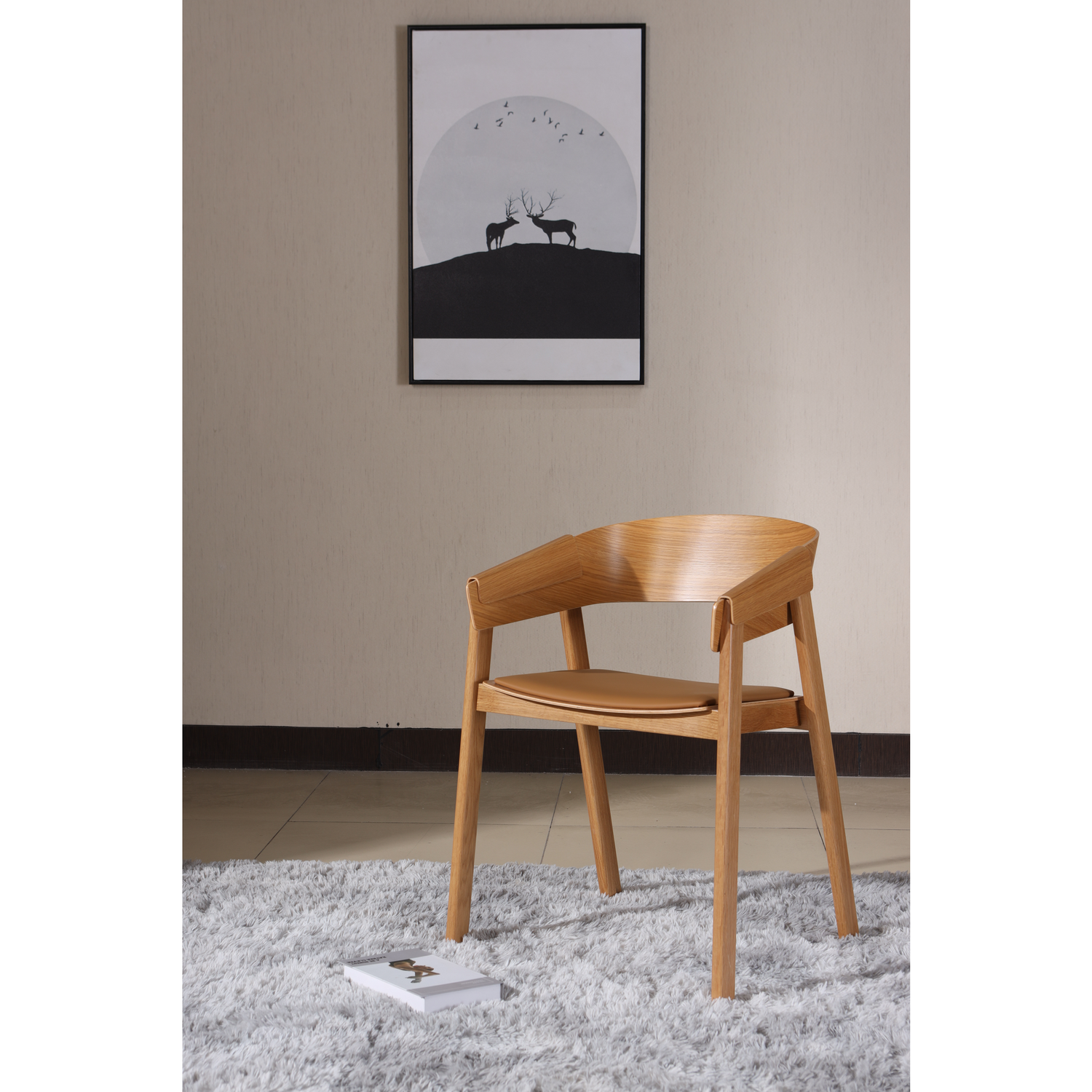 Como Dining Chair - Natural / Tan - Set of 2