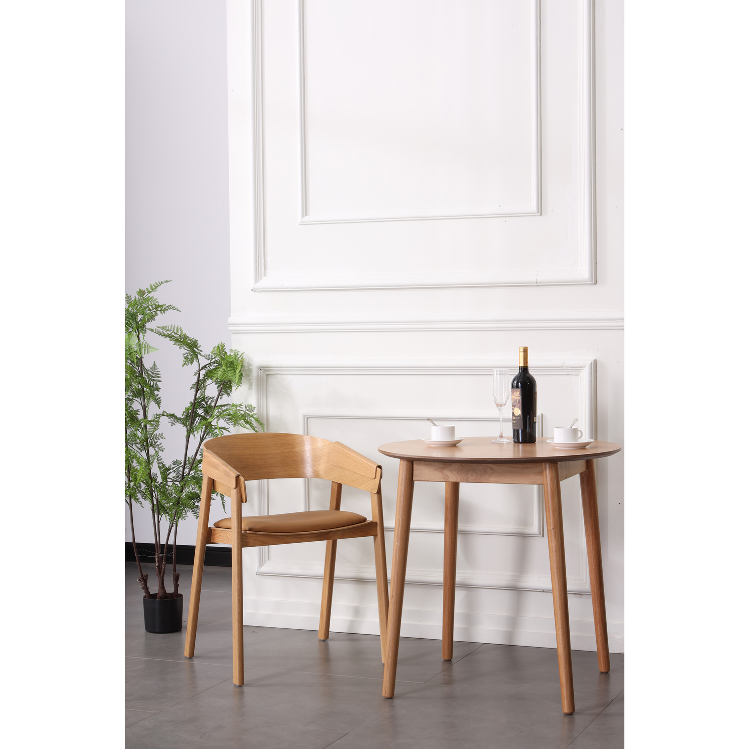 Como Dining Chair - Natural / Tan - Set of 2