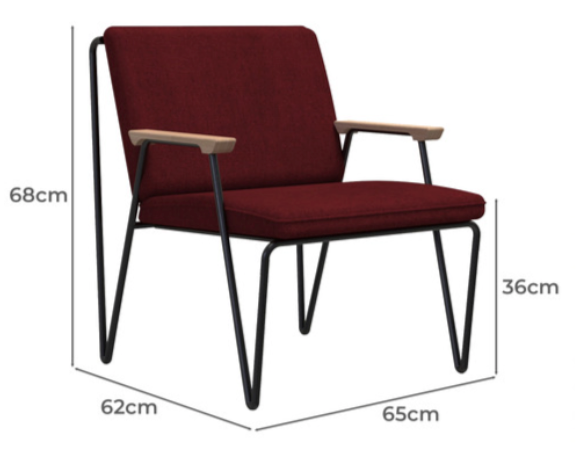 Dane Occasional Chair - Red