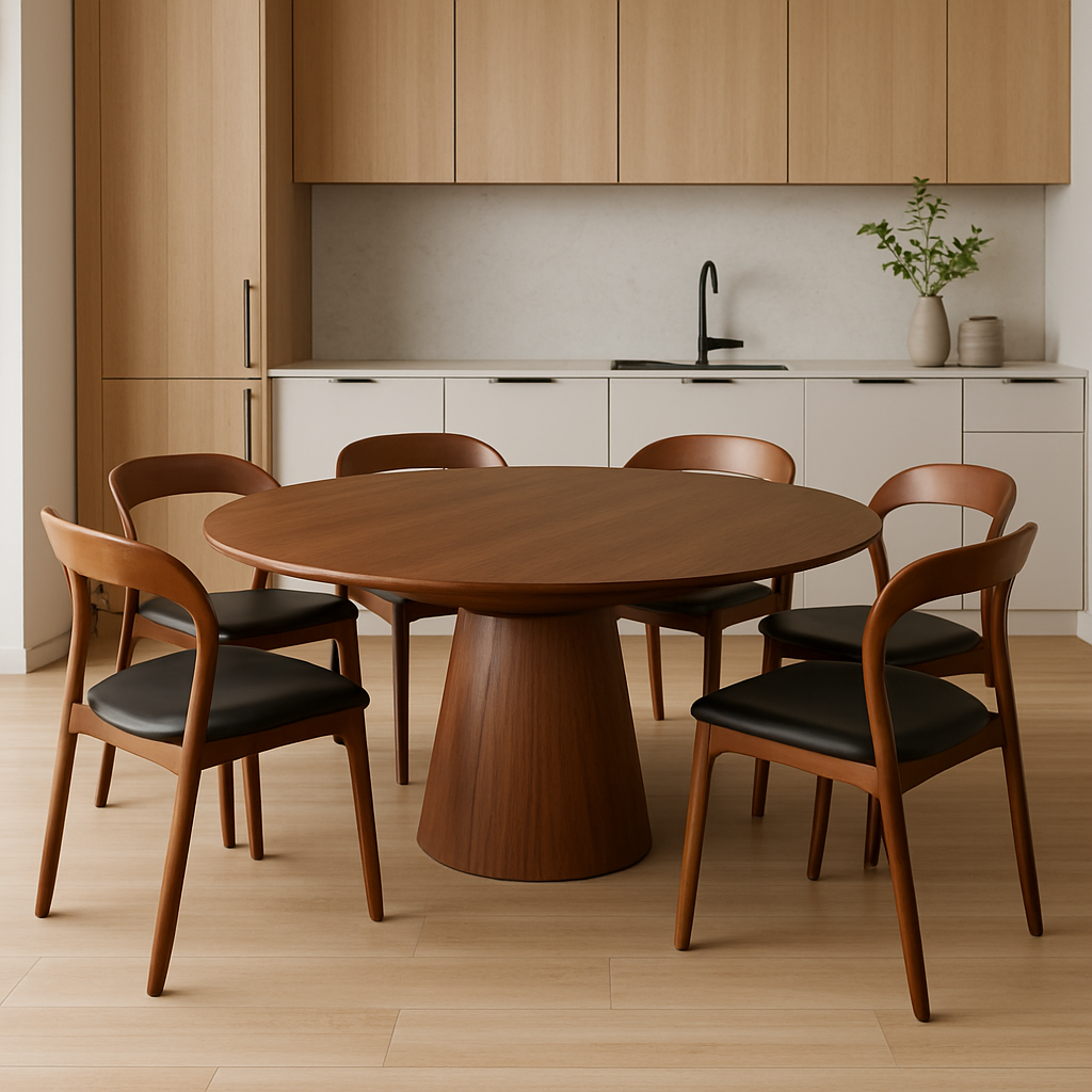 Milan Dining Chair - Walnut - Set of 2