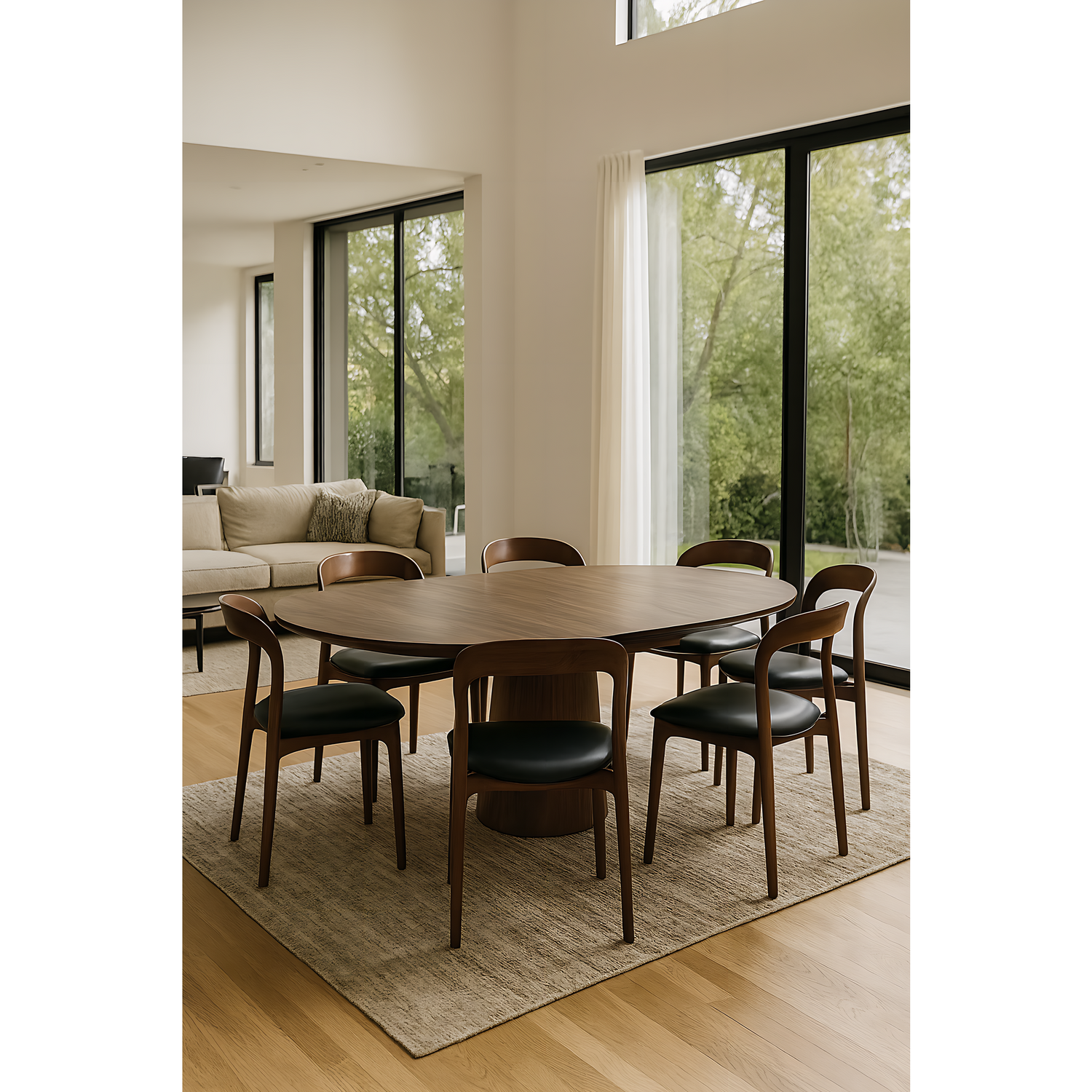Eliza Extendable Dining Table - Walnut 150