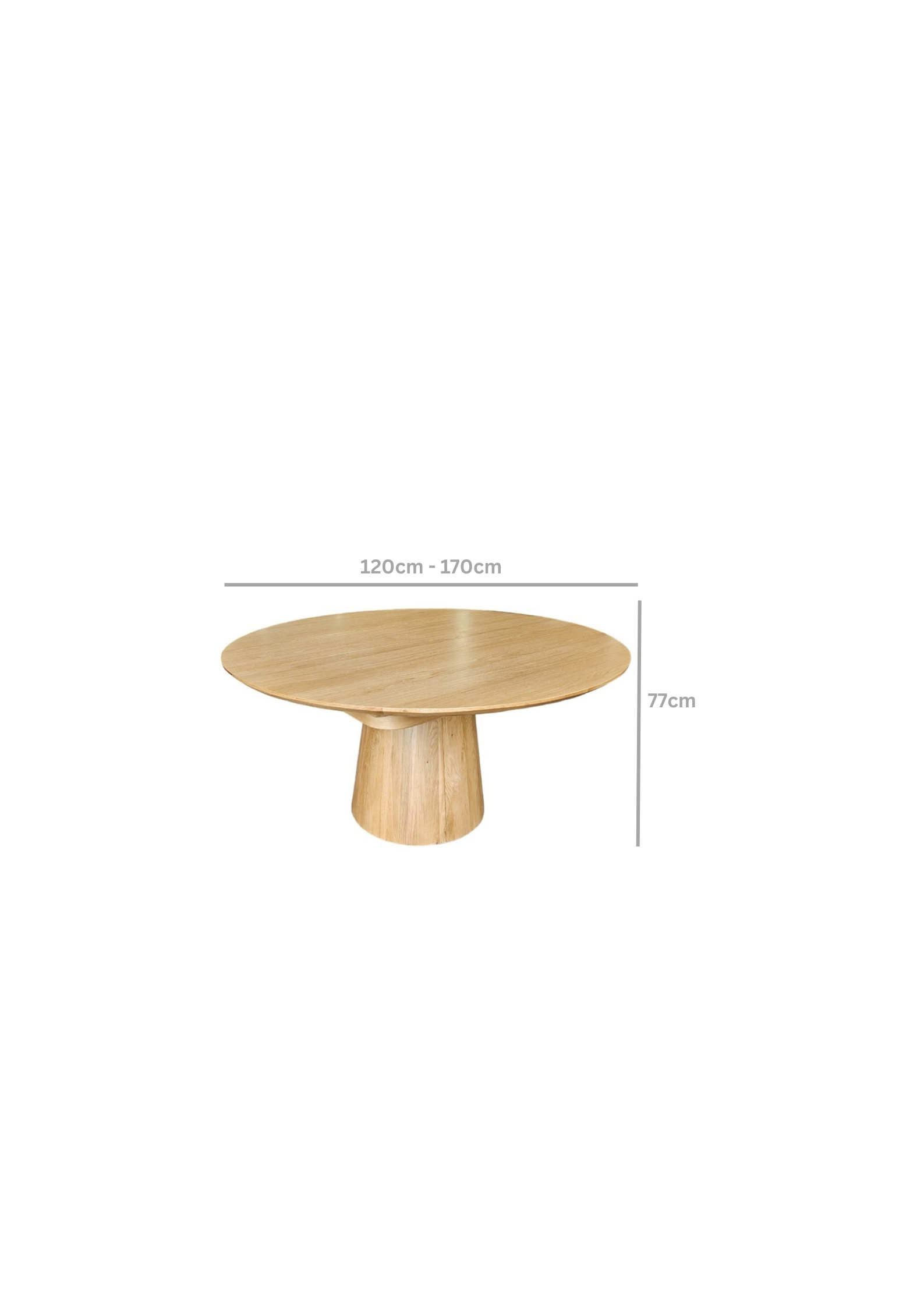 Bay 5 Piece Extendable Dining Set - Natural 120