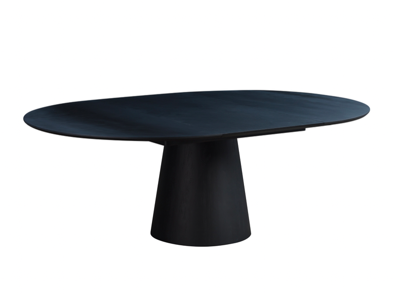 Bay 5 Piece Extendable Dining Set - Black 120