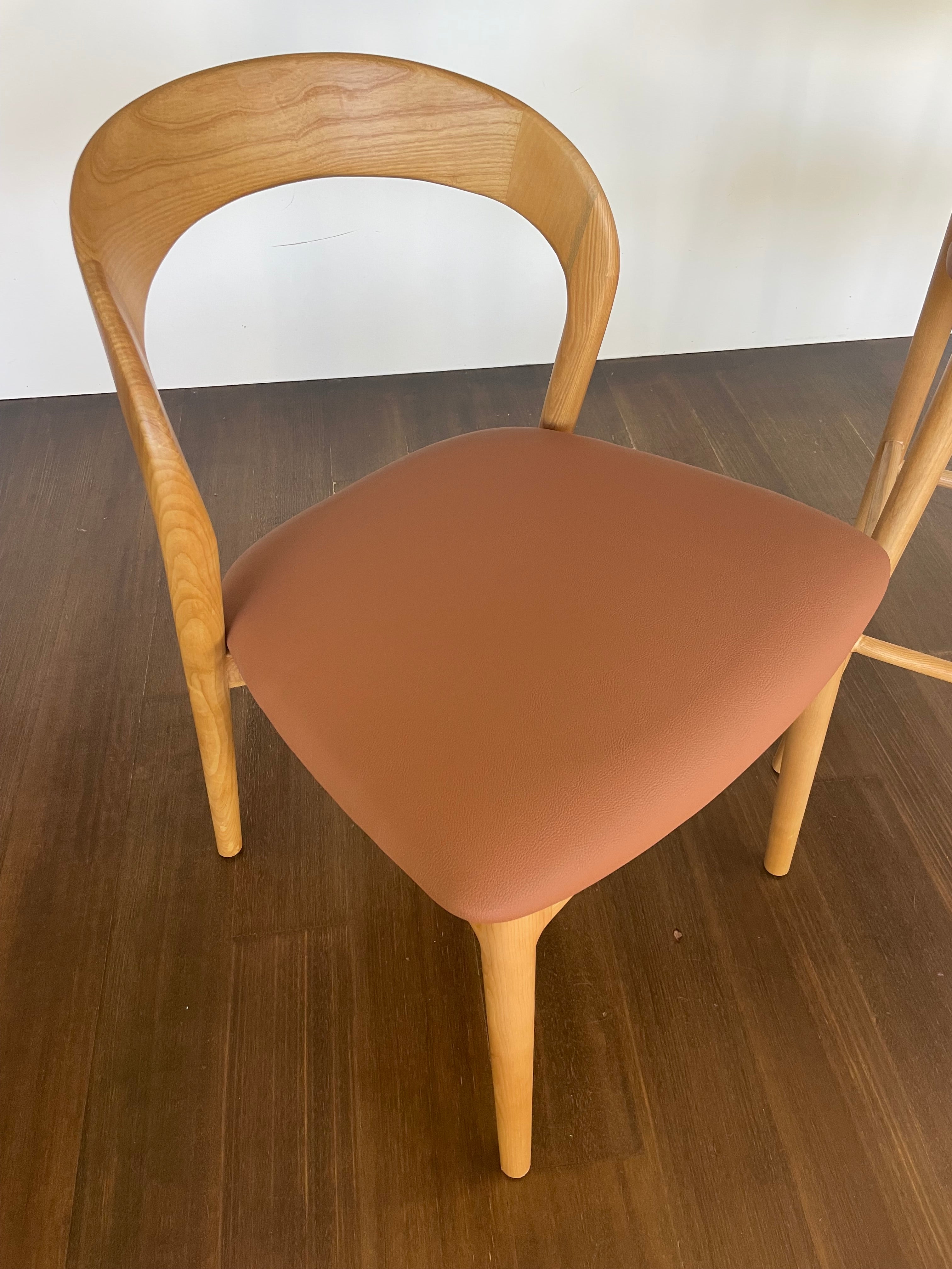 Milan Dining Chair - Natural / Tan - Set of 2