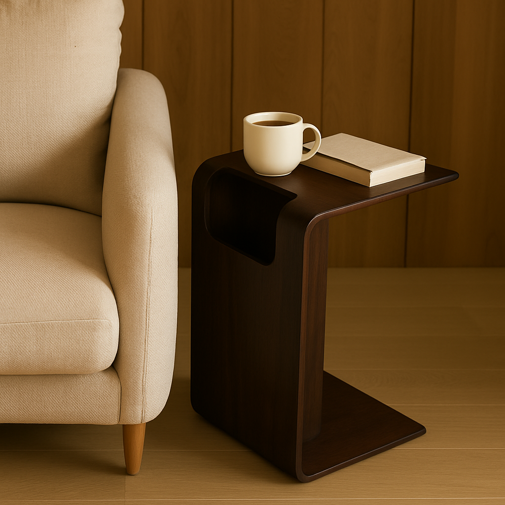 Kolm Side Table - Walnut