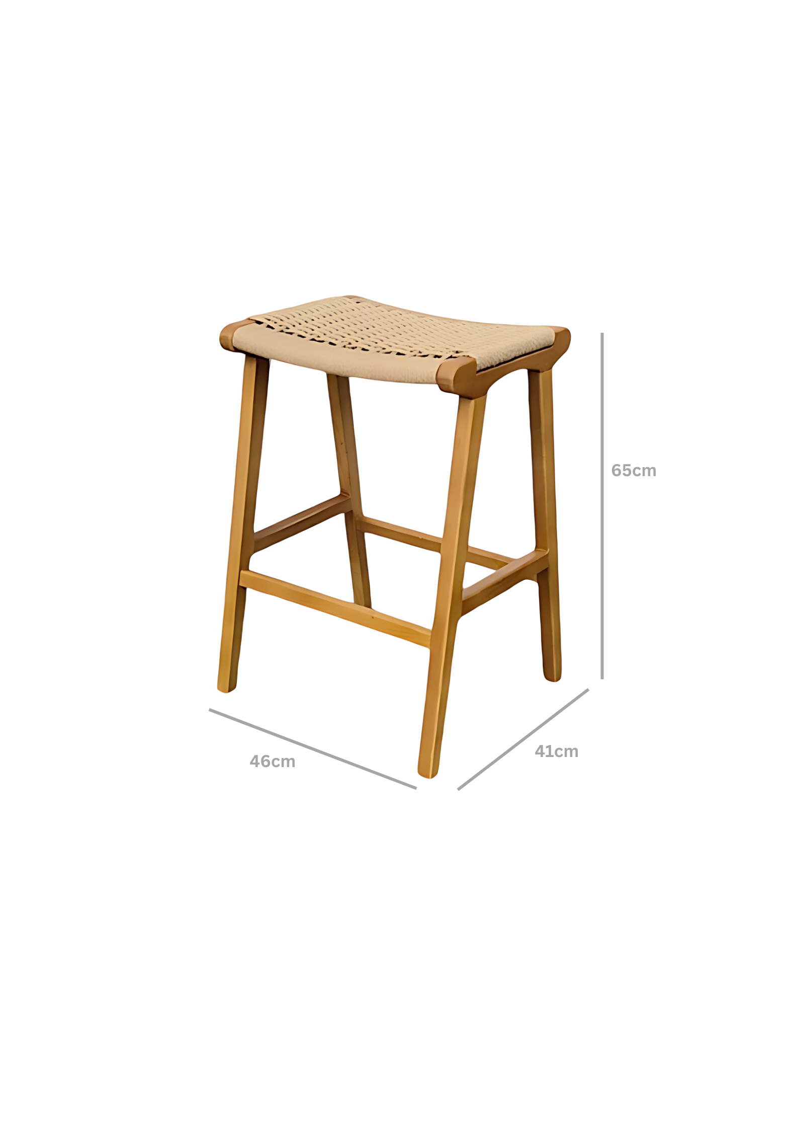 Loom Stool - Natural