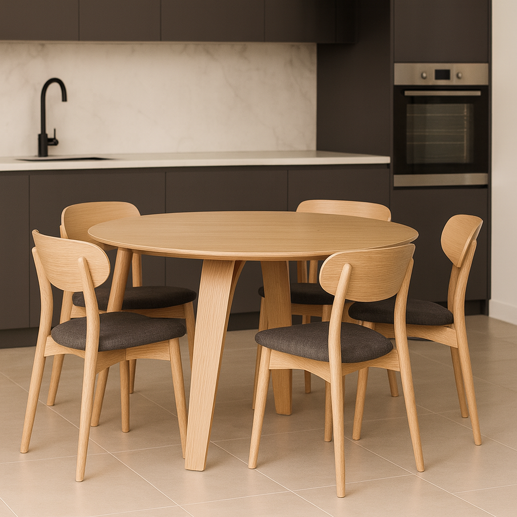 Lucca Dining Table - Natural 120