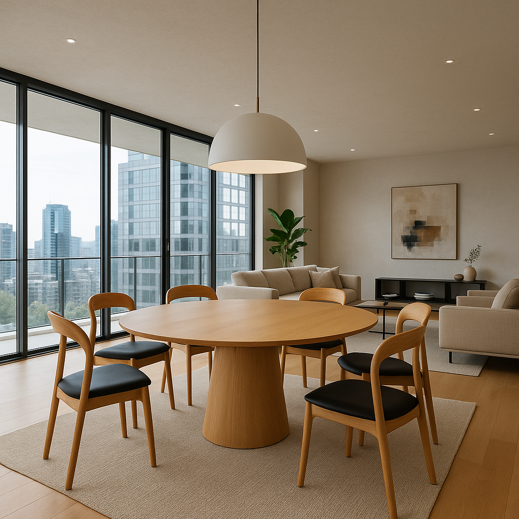 Milan Dining Chair - Natural / Black - Set of 2