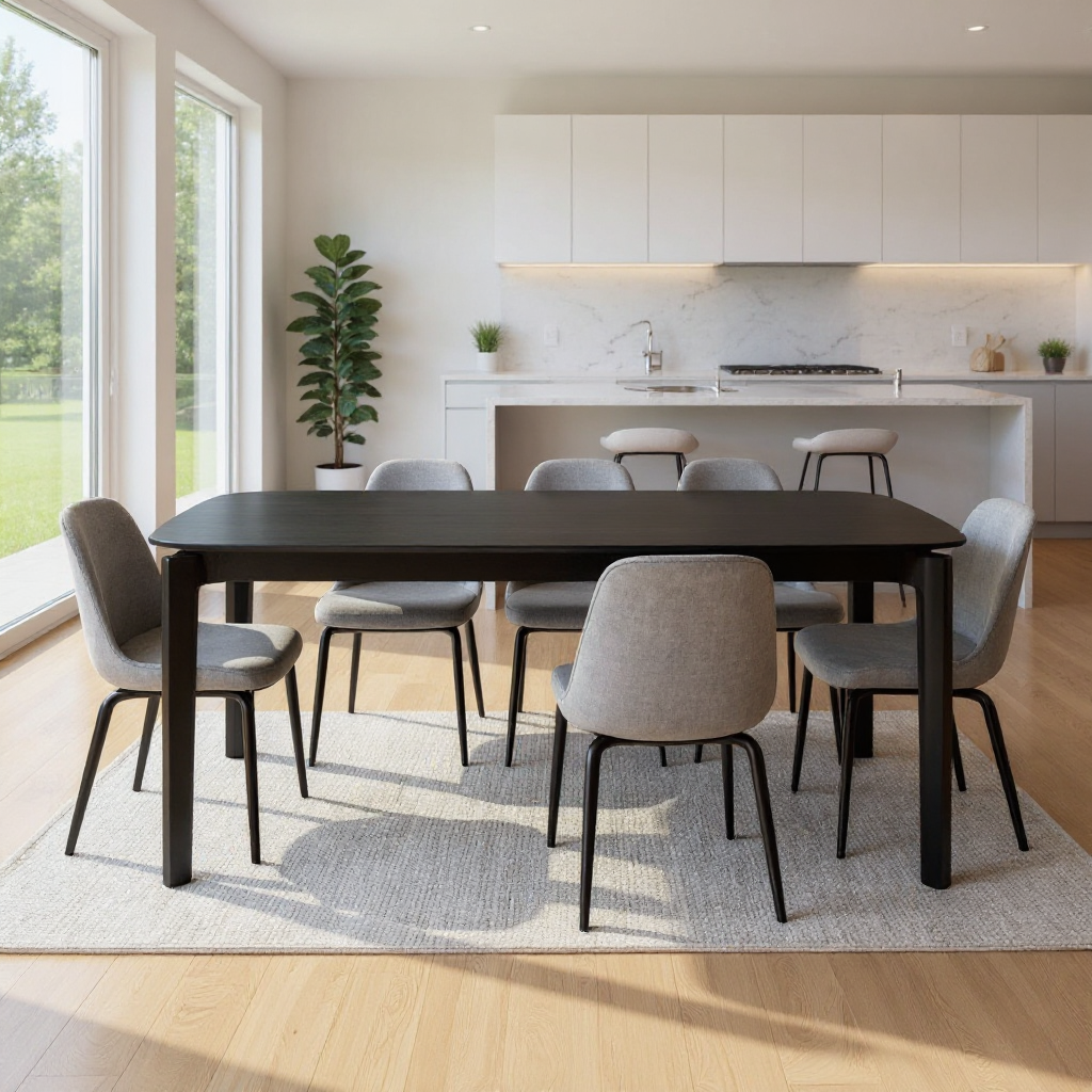 Oslo Dining Table - Black 160
