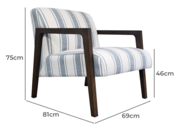 Patrick Occasional Chair - Stripe