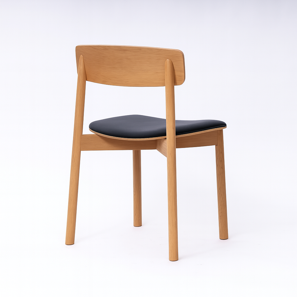 Salina Dining Chair - Natural/Black - Set of 2