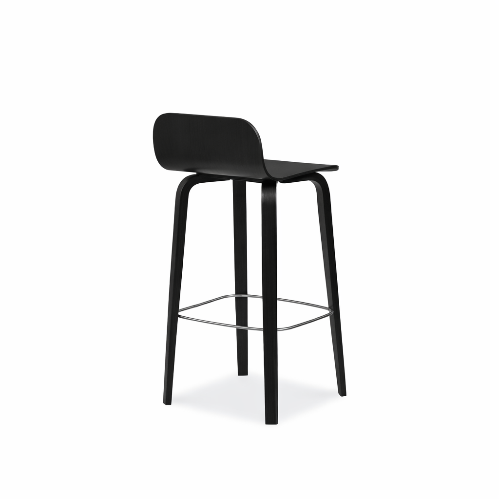 Vela Bar Stool - Black