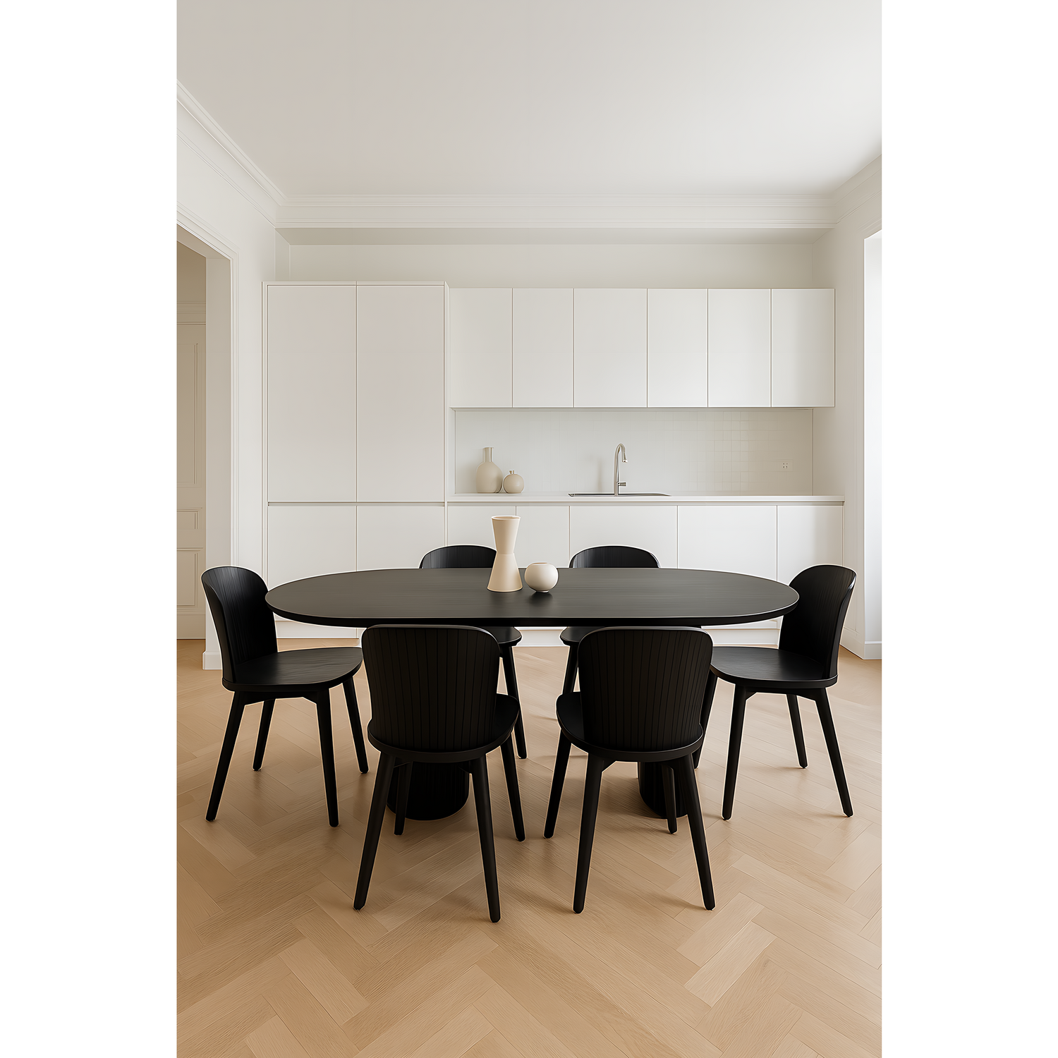Vienna Dining Table - Black 180