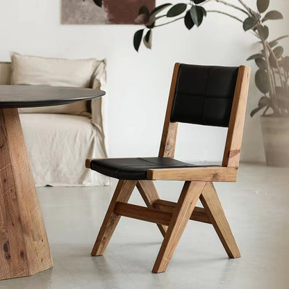 Greta Dining Chair With Vegan Leather - Set of 2