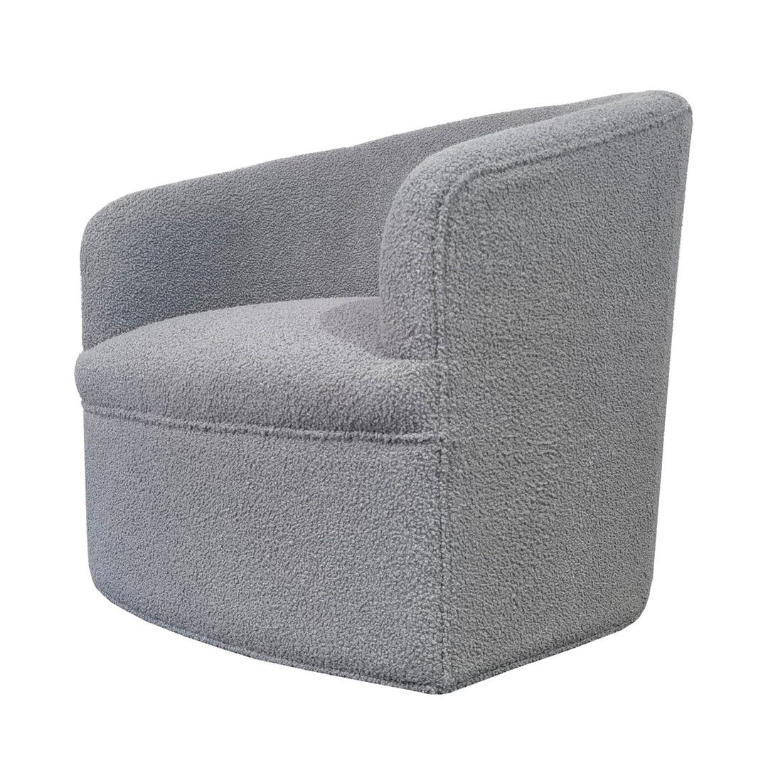 Alfred Swivel Occasional Chair - Oslo Grey