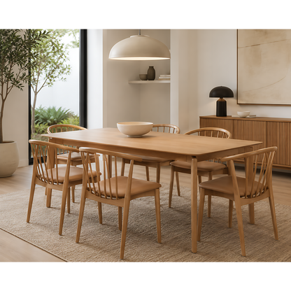 Barcelona Dining Chair - Natural - Set of 2