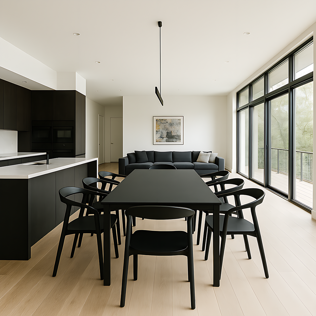 Bay Dining Chair - Black - Set of 2        LIMITED STOCK LESS THAN 10 SETS LEFT!