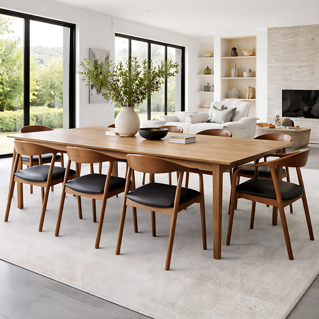 Bay Dining Chair - Walnut - Set of 2