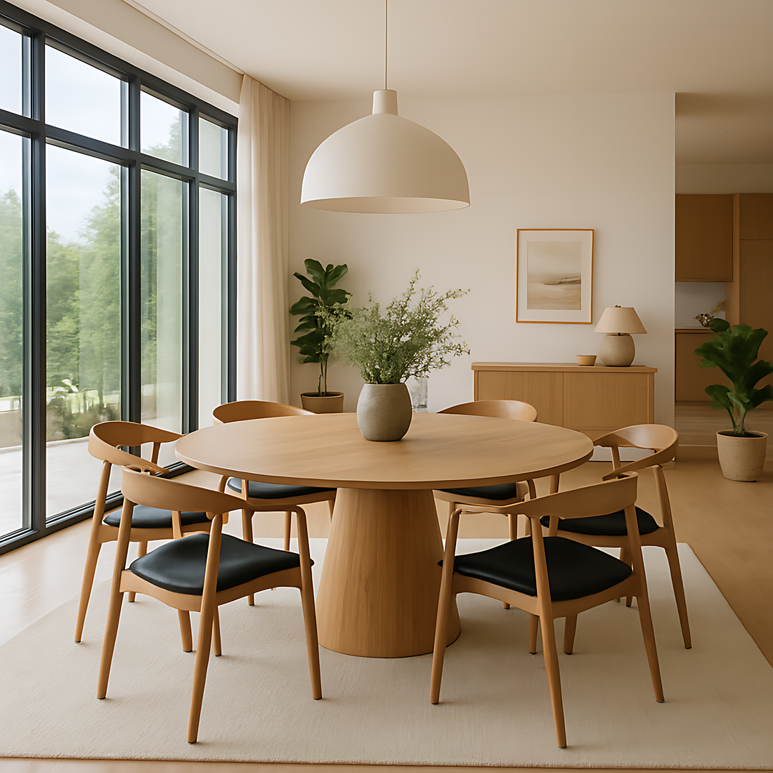 Bay 5 Piece Extendable Dining Set - Natural 120