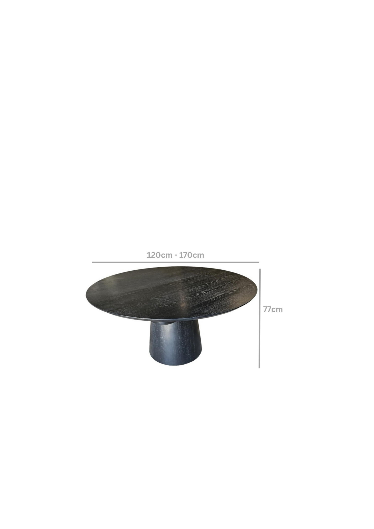 Bay 5 Piece Extendable Dining Set - Black 120