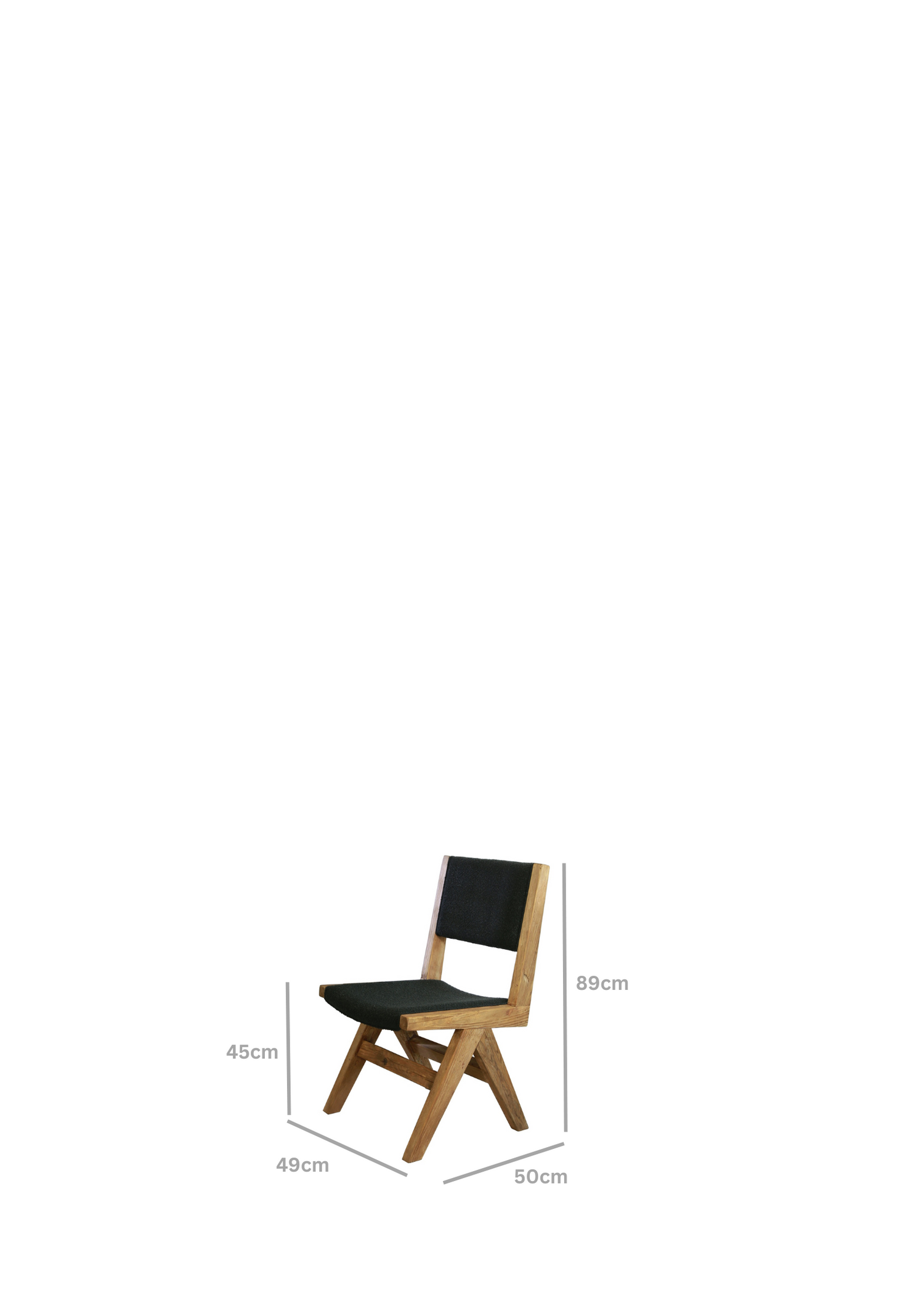 Greta Dining Chair With Vegan Leather - Set of 2