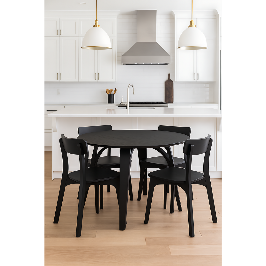 Lucca Dining Table - Black 120 - PRE ORDER NOW