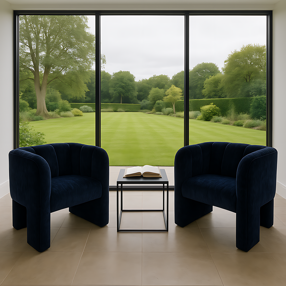 Matthew Occasional Chair - Navy                                        ONLY 5 LEFT—restock not guaranteed!