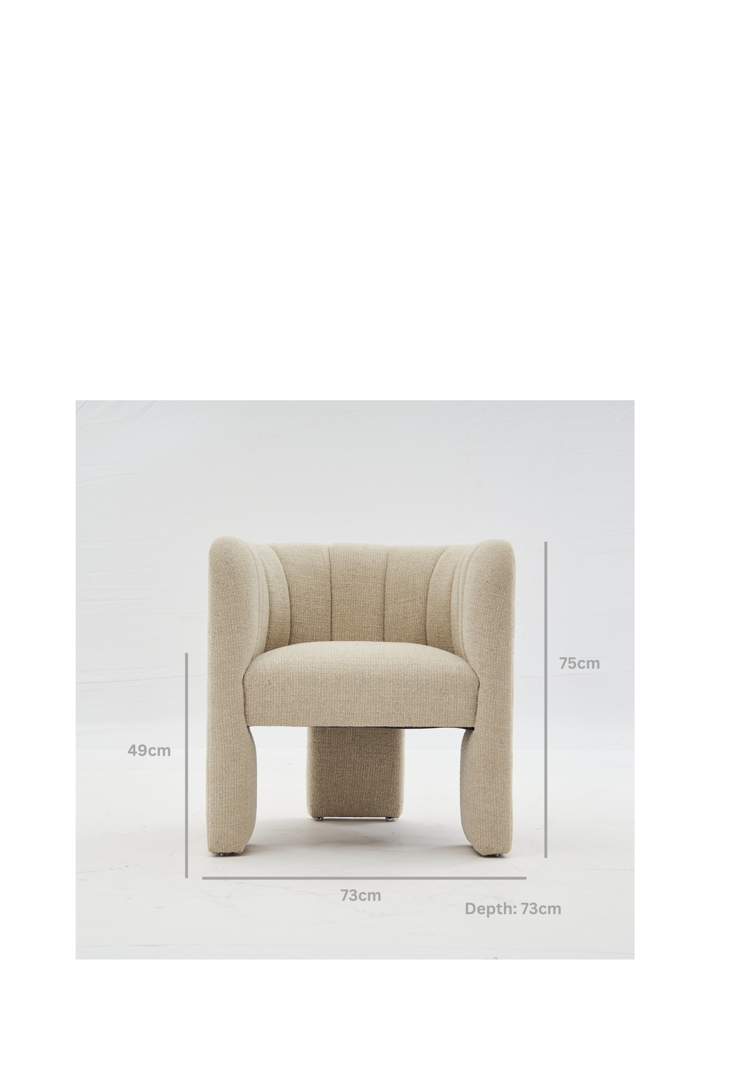 Matthew Occasional Chair - Cream