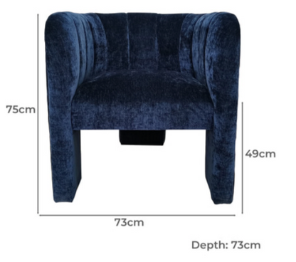 Matthew Occasional Chair - Navy                                        ONLY 5 LEFT—restock not guaranteed!