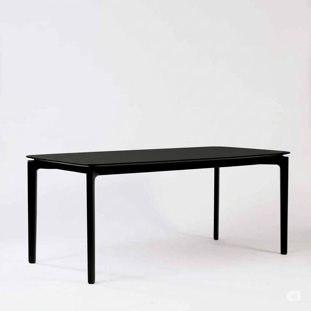 Oslo Dining Table - Black 160 - PRE ORDER NOW