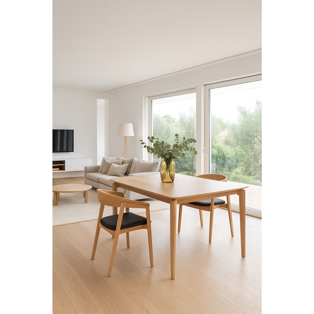 Oslo Dining Table - Natural 160 - PRE ORDER NOW