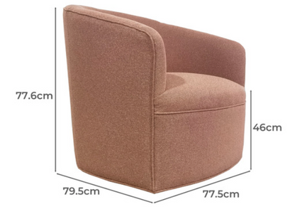 Alfred Swivel Occasional Chair - Spicy Mix