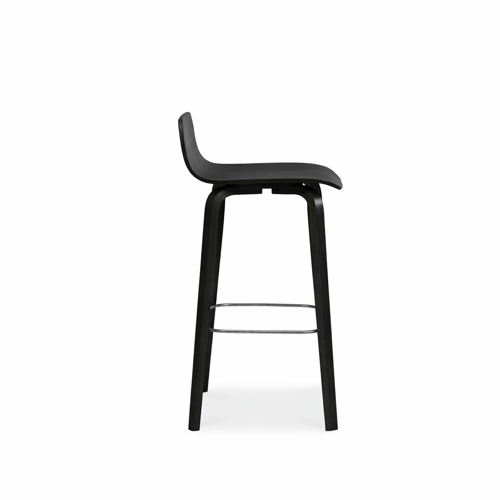 Vela Bar Stool - Black