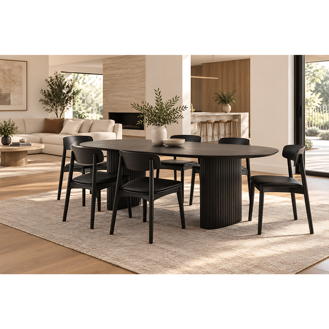 Vienna Dining Table - Black 180