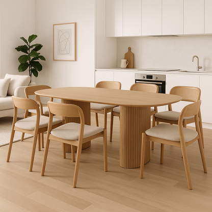 Vienna Dining Table - Natural 220 - PRE ORDER NOW