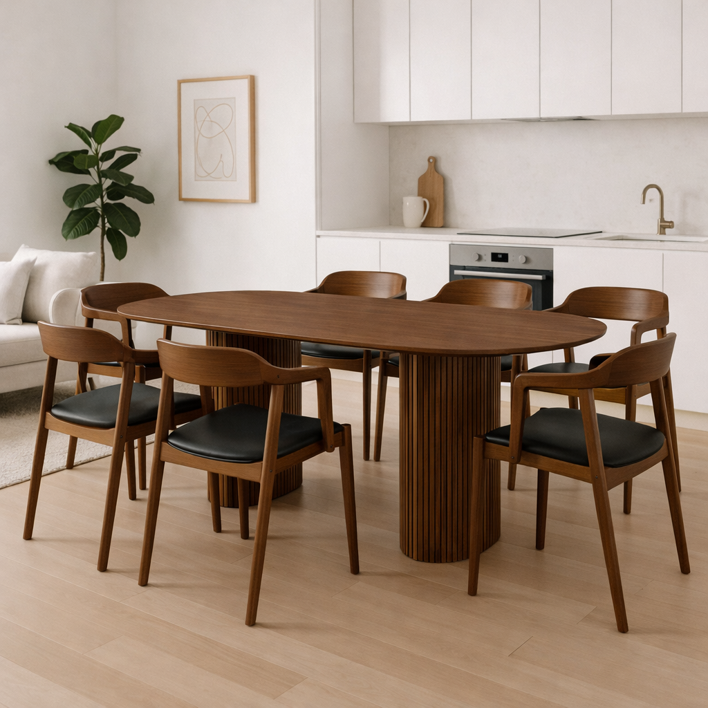 Vienna Dining Table - Walnut 180