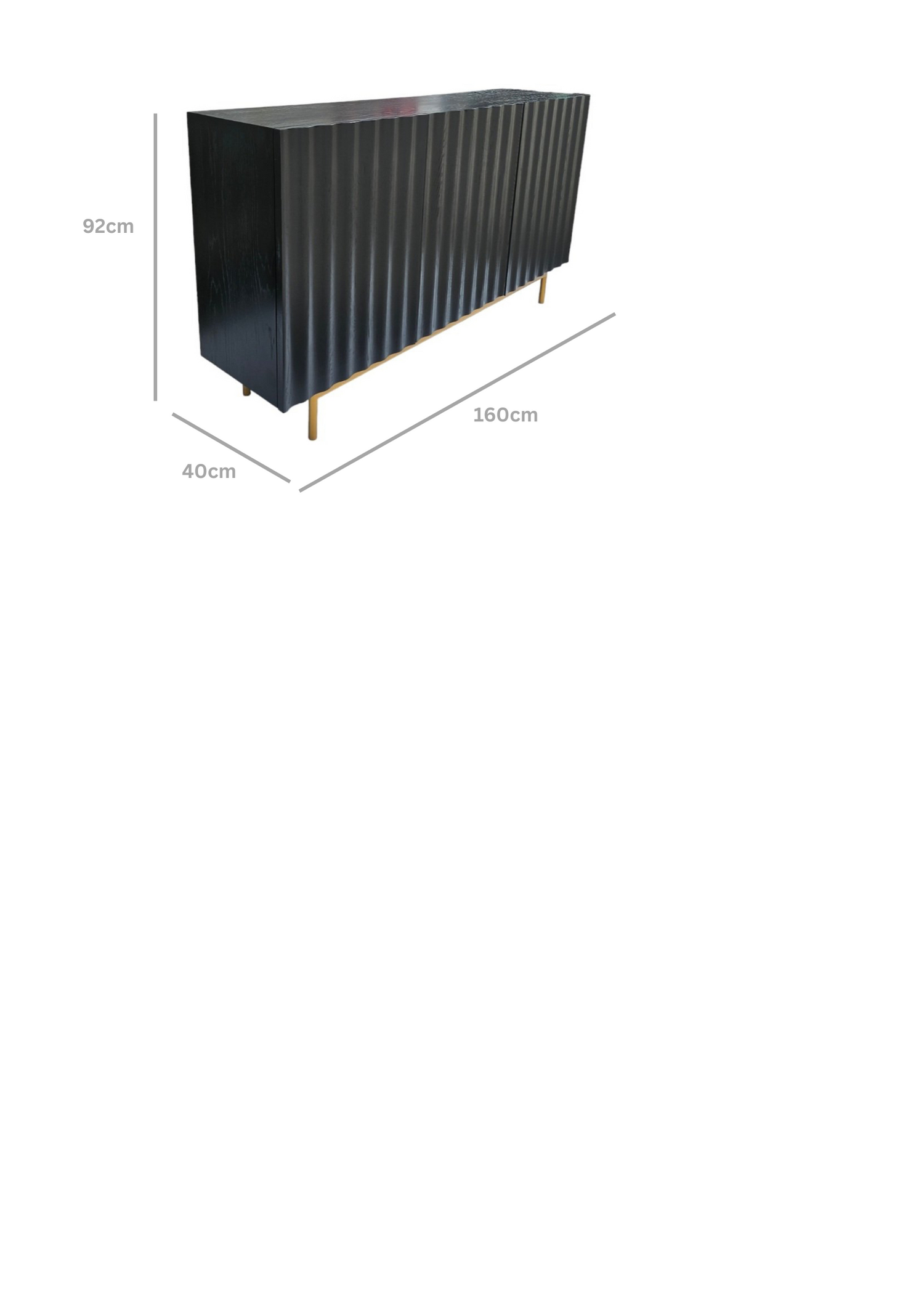 Wave Sideboard - Black