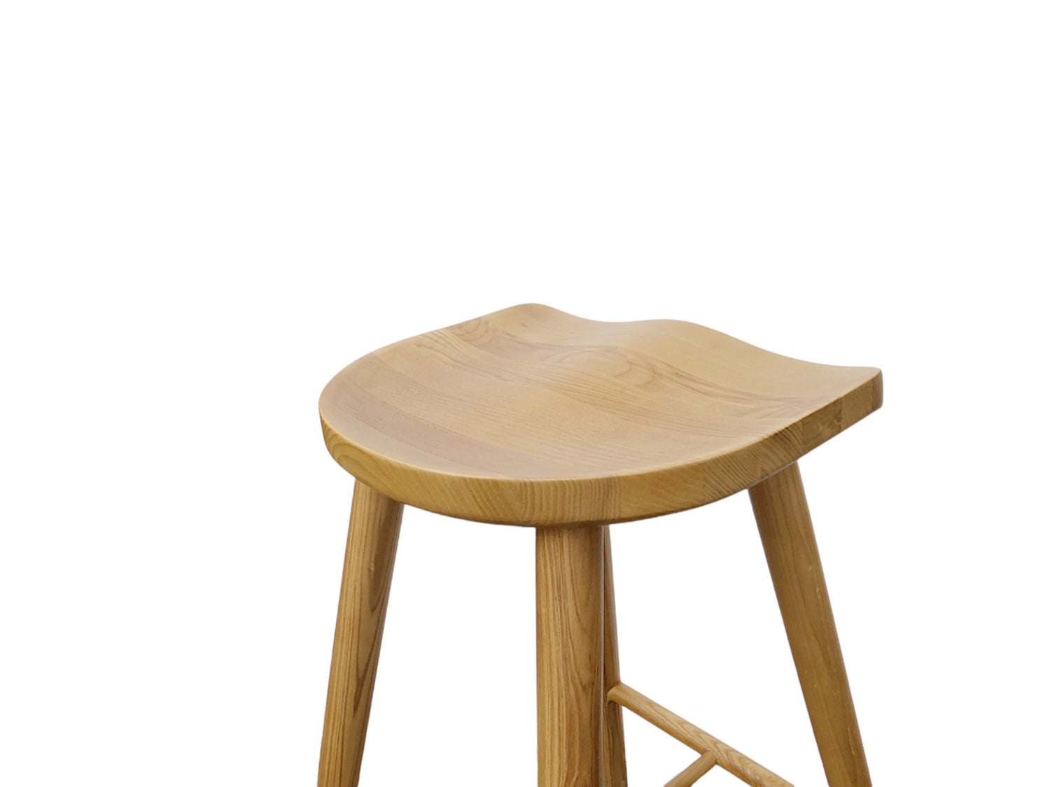 Dallas Saddle Stool - Natural