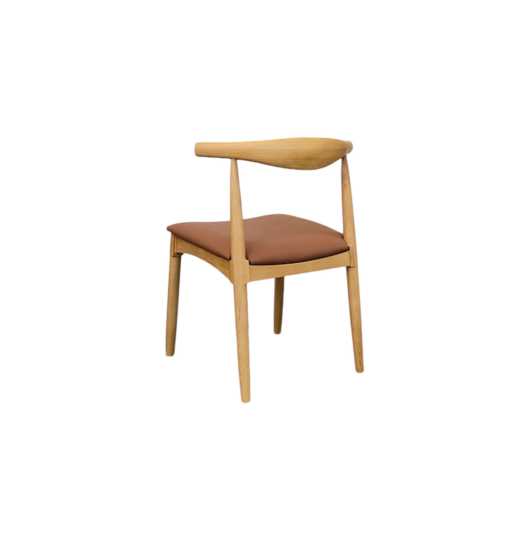 Hans Wegner Elbow Replica Dining Chair - Natural - Set of 2