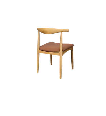 Hans Wegner Elbow Replica Dining Chair - Natural - Set of 2