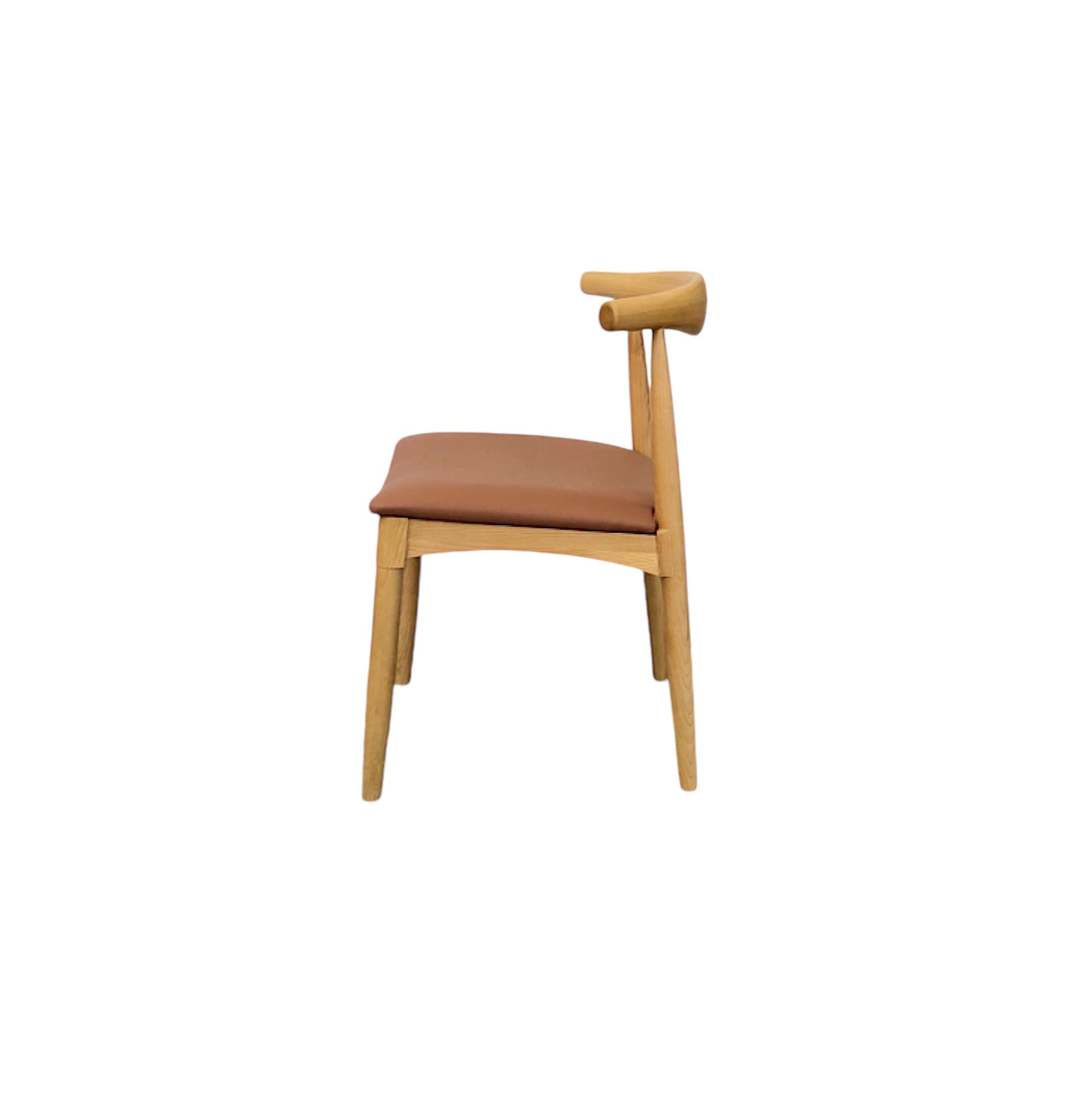 Hans Wegner Elbow Replica Dining Chair - Natural - Set of 2