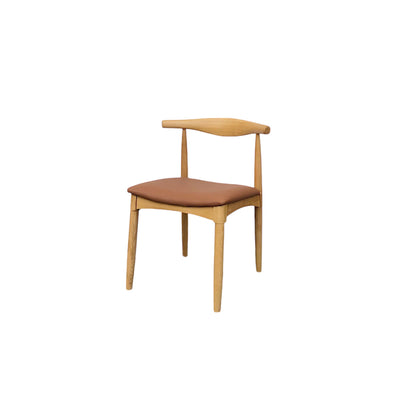 Hans Wegner Elbow Replica Dining Chair - Natural - Set of 2