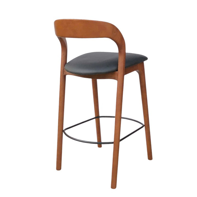 Milan Bar Stool - Walnut