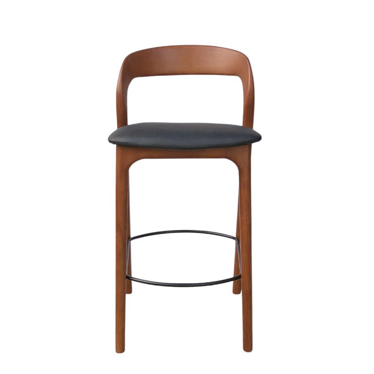 Milan Bar Stool - Walnut